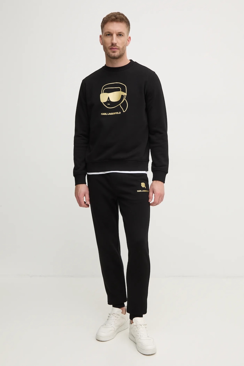 Спортивні штани Karl Lagerfeld колір чорний однотонні 705461.551900
