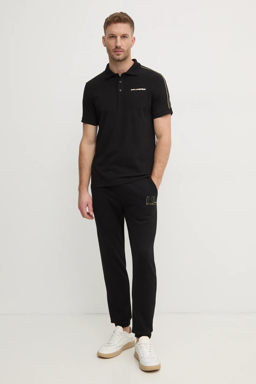Спортивні штани Karl Lagerfeld колір чорний однотонні 705470.551900