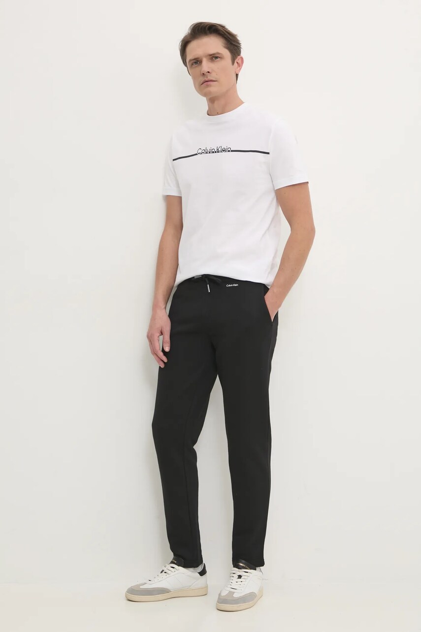 Спортивні штани Calvin Klein колір чорний однотонні K10K113654