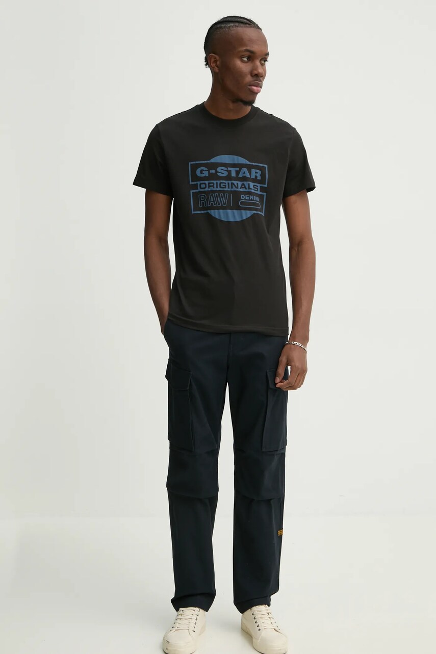 Штани G-Star Raw чоловічі колір синій прямі D24309-D305