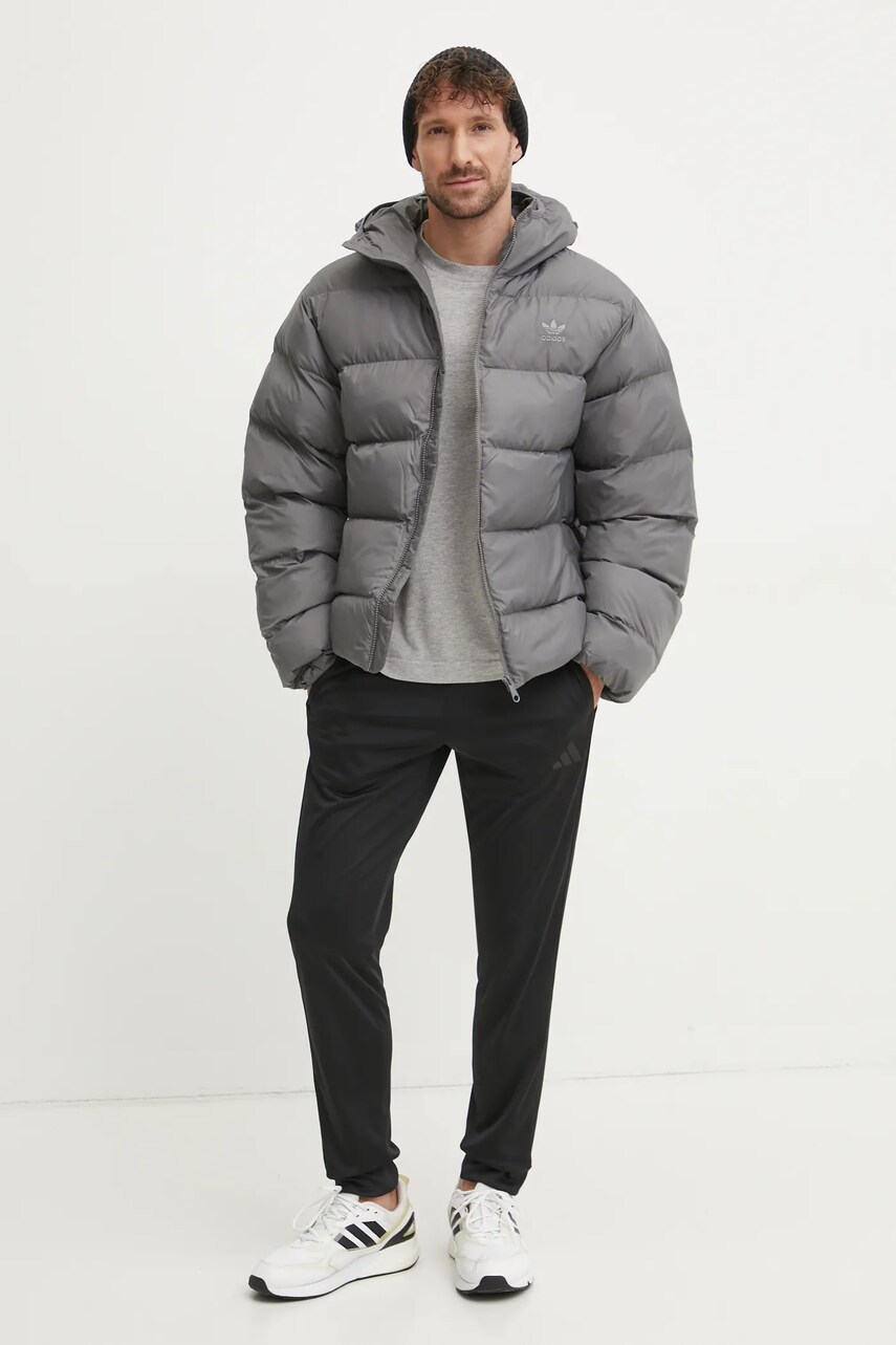 Спортивні штани adidas M 3S TR RT PT колір чорний візерунок JI8810