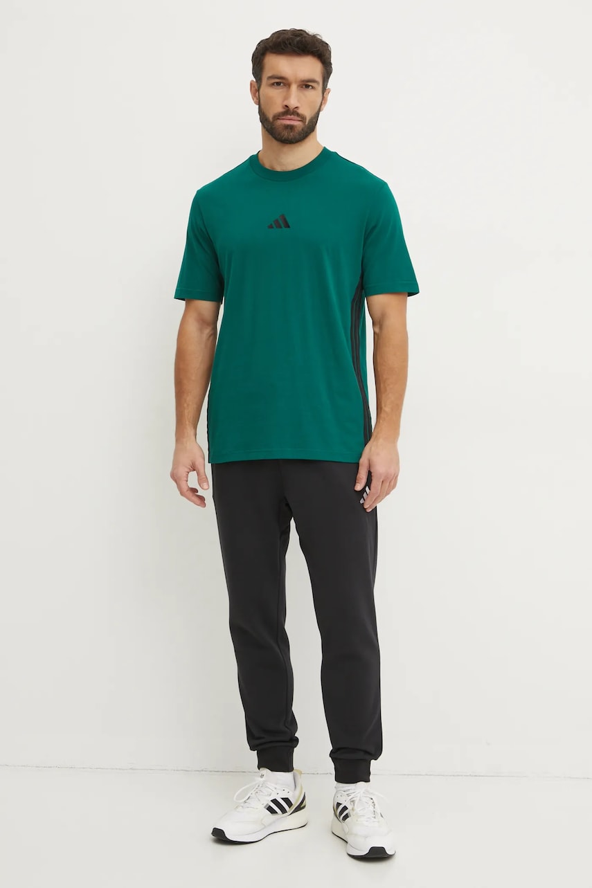 Спортивні штани adidas Feelcozy колір чорний однотонні JE3815