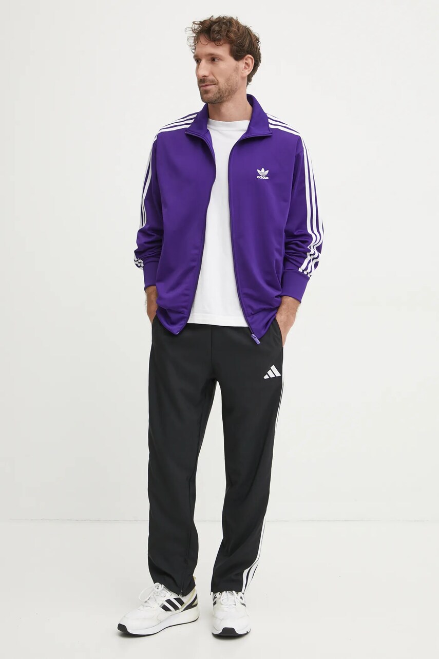 Штани adidas STNFRD чоловічі колір чорний візерунок JC8491