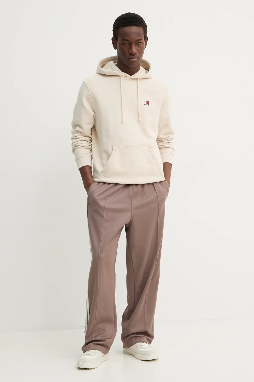 Спортивні штани adidas Originals Firebird колір коричневий з аплікацією JP1067