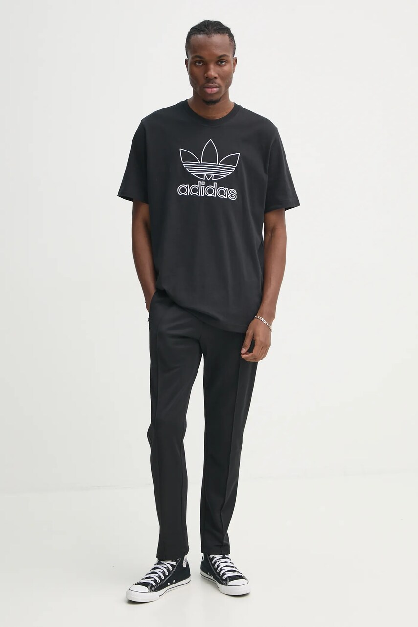 Спортивні штани adidas Originals BB TP колір чорний однотонні JC7421