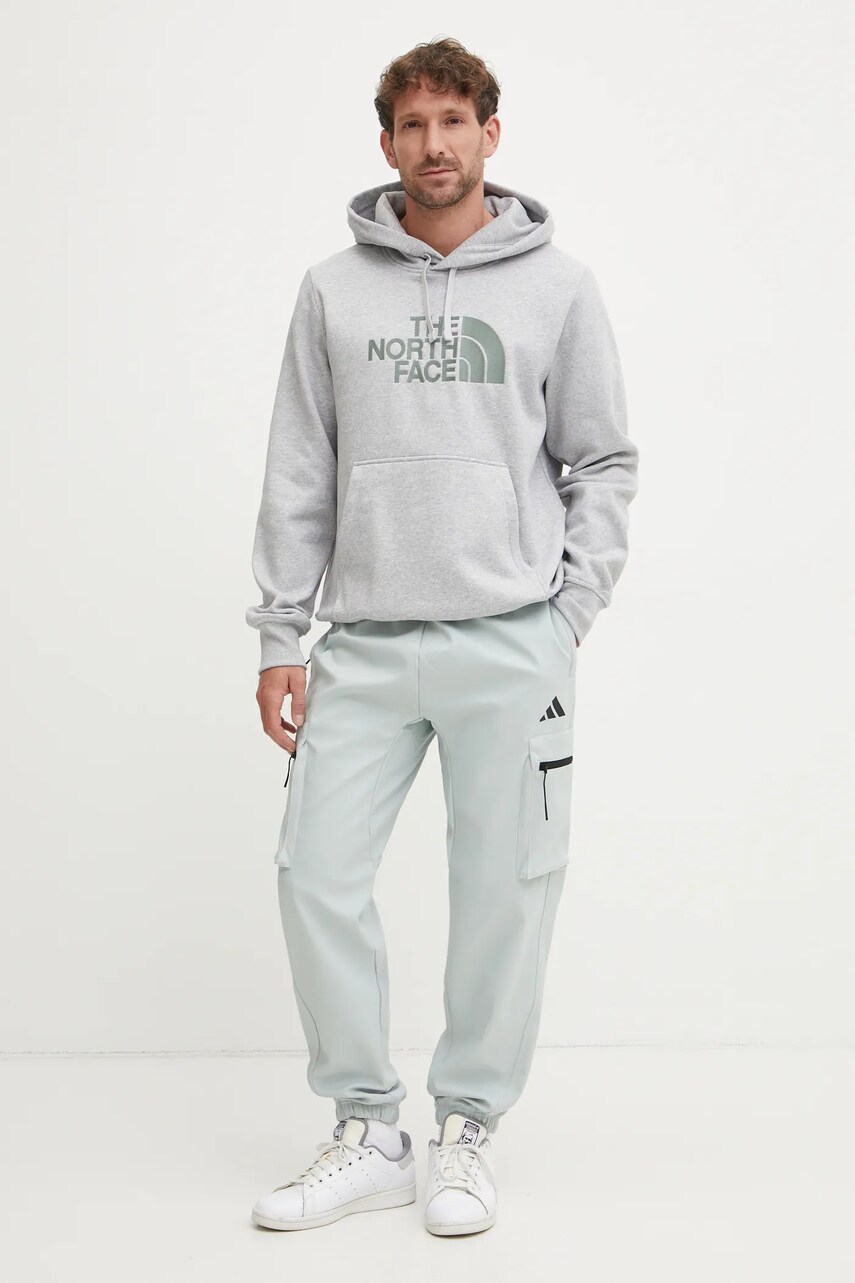 Спортивні штани adidas City Escape чоловічі колір зелений з принтом JF3286