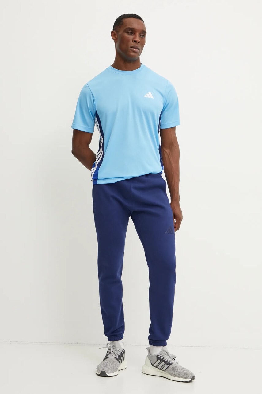 Спортивні штани adidas ALL SZN колір синій однотонні JC5361