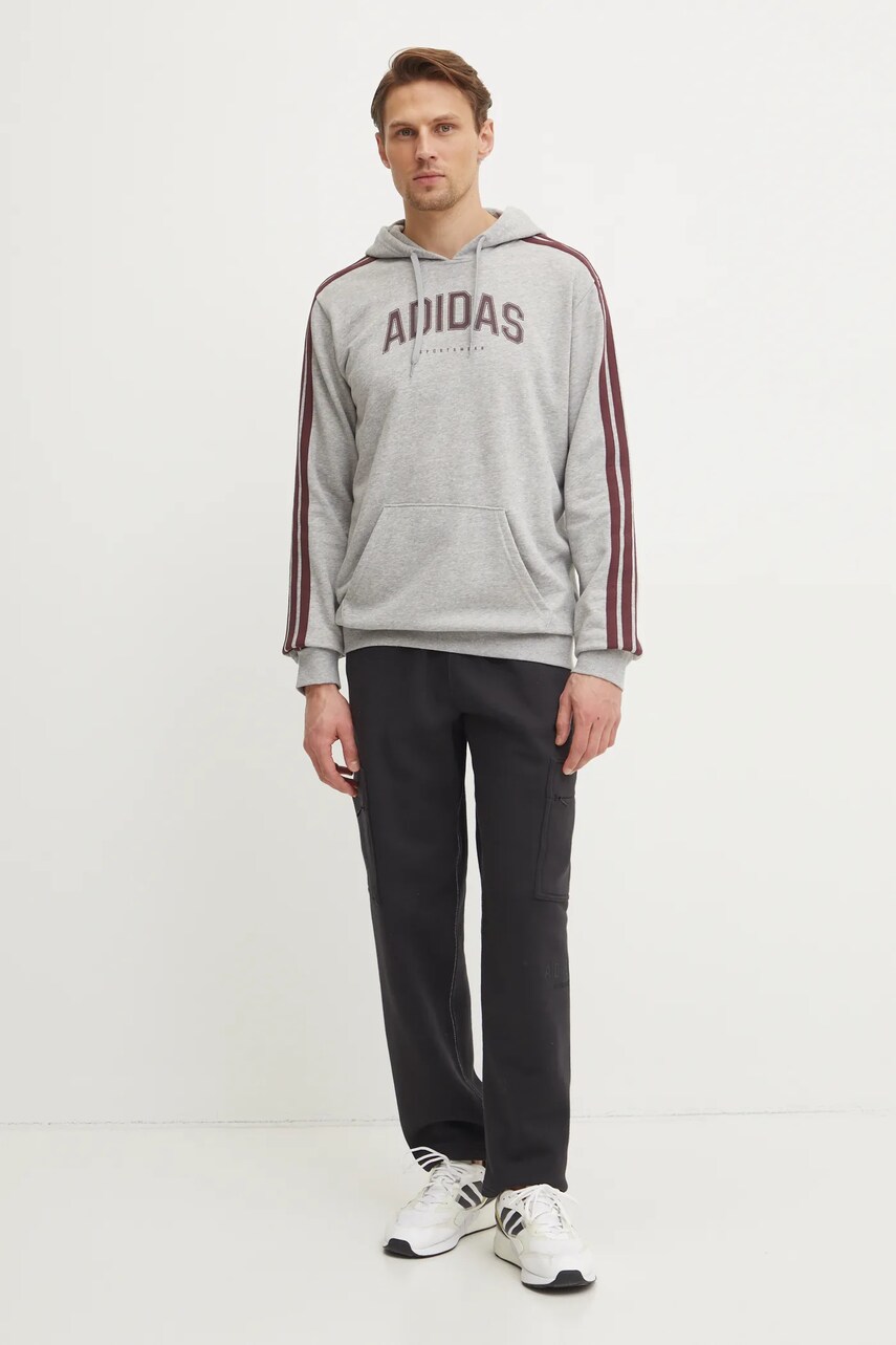Спортивні штани adidas ALL SZN Graphic колір чорний однотонні JJ3662