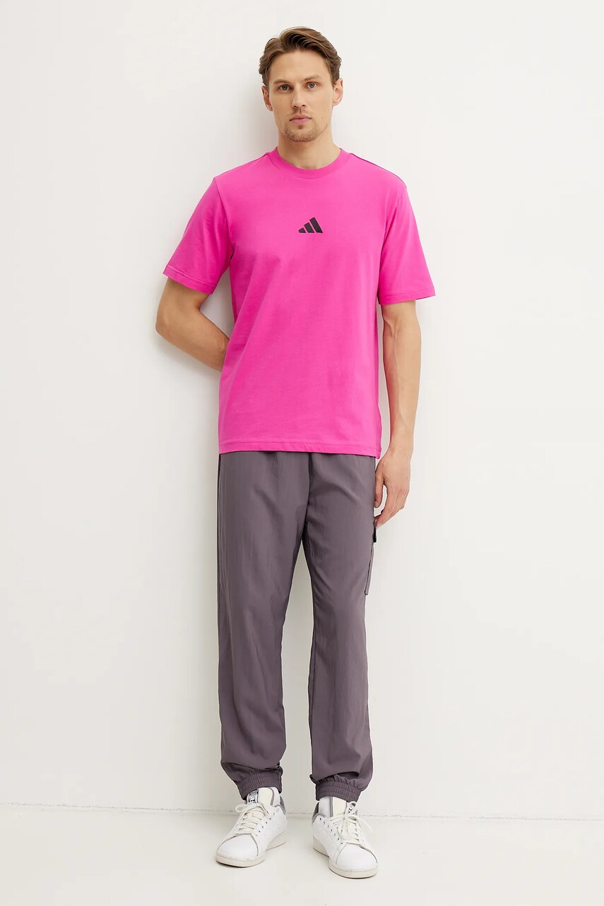 Спортивні штани adidas Essential чоловічі колір фіолетовий однотонні JD1822