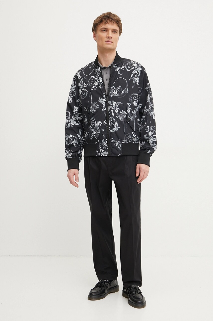 Штани Versace Jeans Couture чоловічі колір чорний прямі 78GAA106 N0311