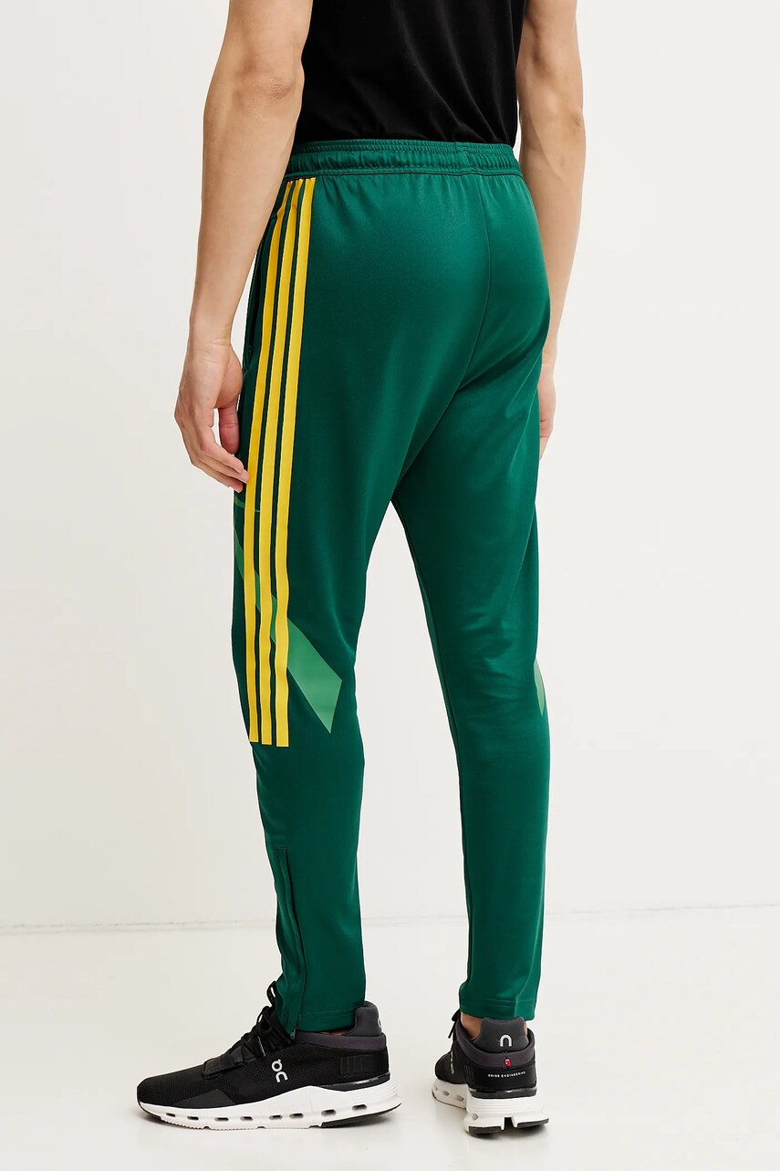 Спортивні штани adidas Tiro чоловічі колір зелений візерунок JC8048