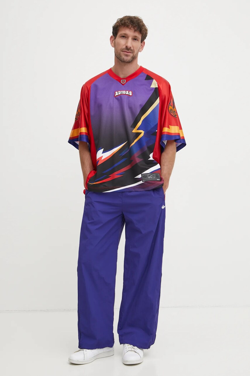 Спортивні штани adidas Originals SST TRACKPANT чоловічі колір фіолетовий однотонні JX1693