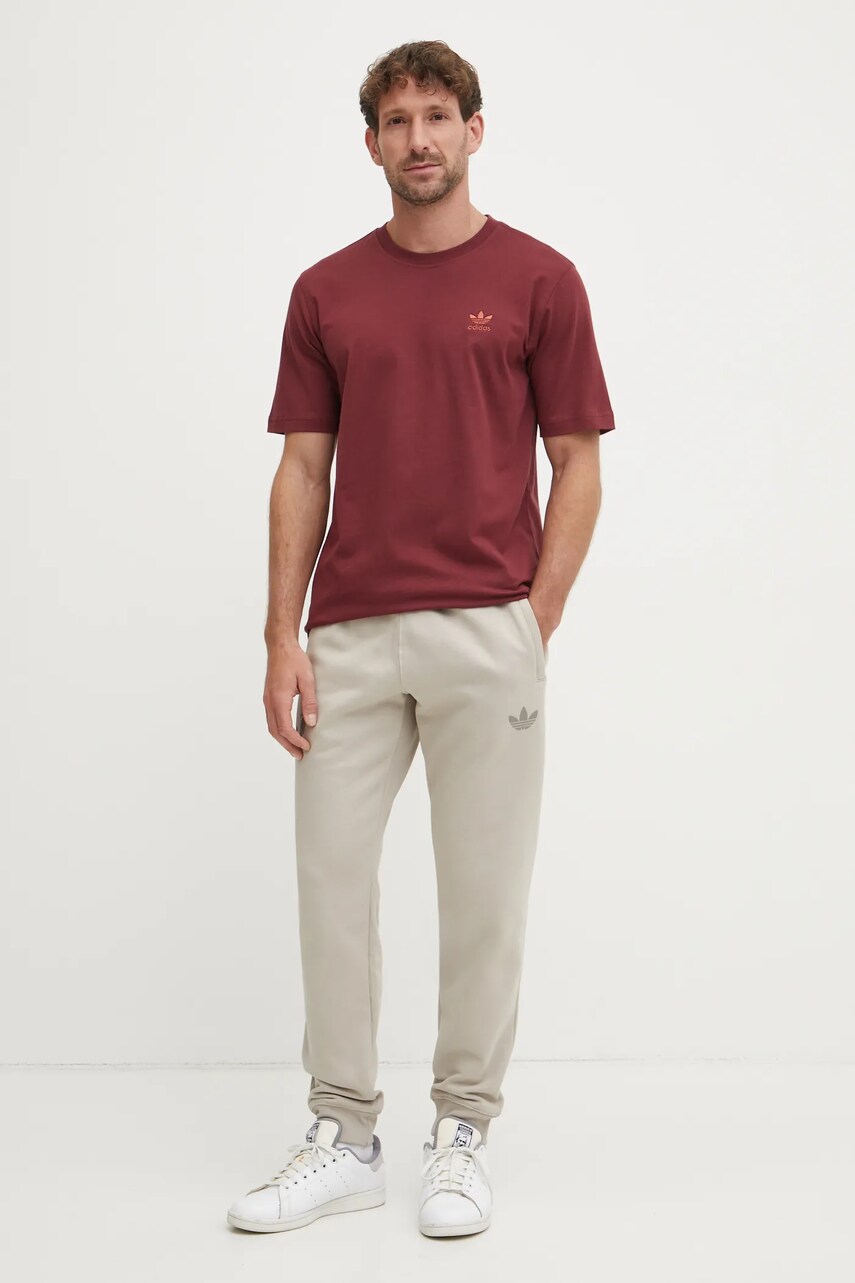 Спортивні штани adidas Originals MESSI PANTS чоловічі колір бежевий з принтом JC9493