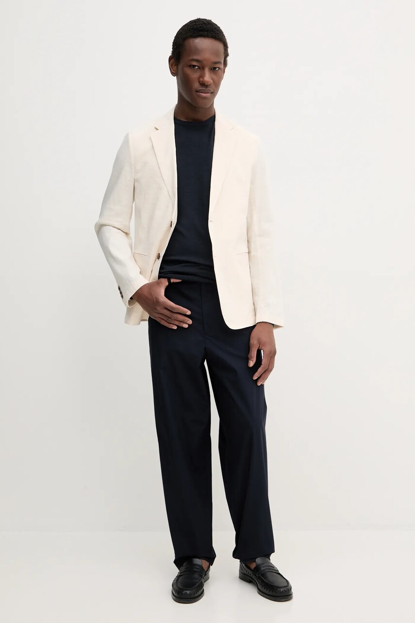 Штани BARENA VENEZIA Camicia Mola чоловічі колір синій фасон chinos PAU5085.2736