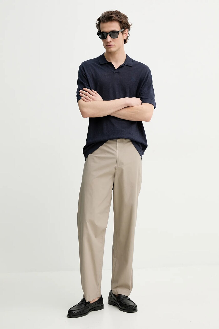Штани BARENA VENEZIA Camicia Mola чоловічі колір бежевий фасон chinos PAU5085.2736