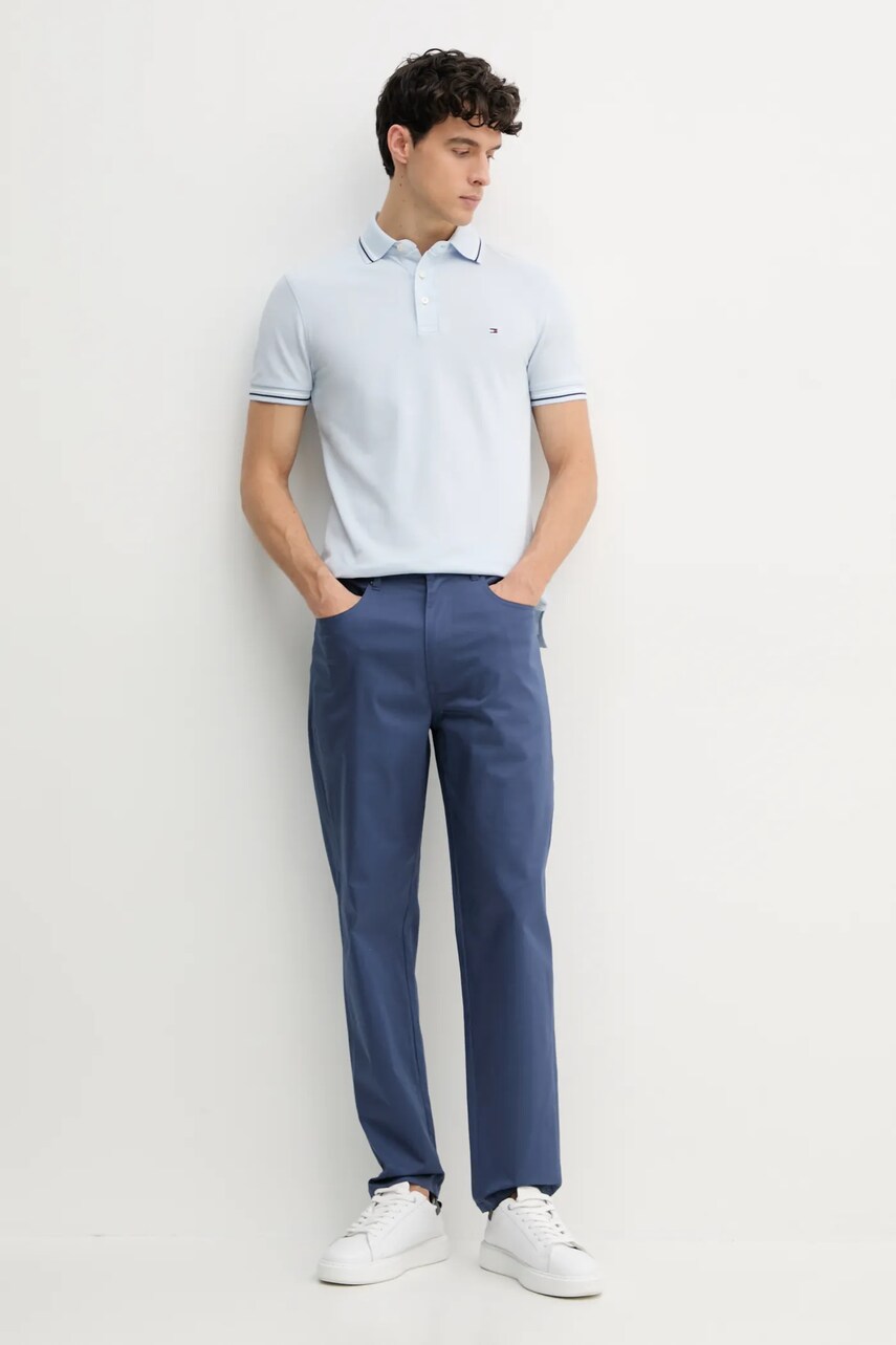 Штани Barbour Lightweight Stretch Regular Fit Chino чоловічі колір синій прямі MTR0758