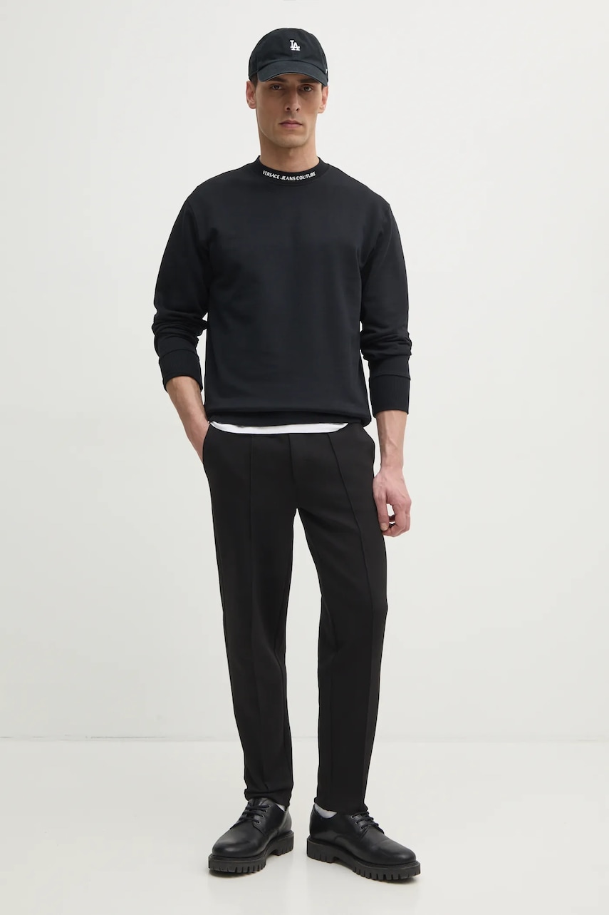 Штани Calvin Klein чоловічі колір чорний облягаючі K10K114251