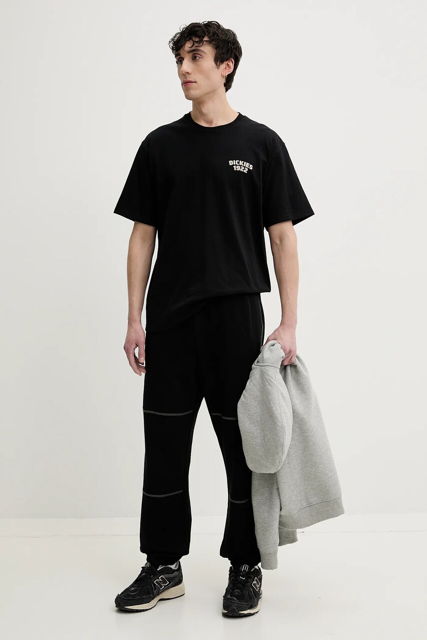 Спортивні штани Dickies колір чорний з аплікацією DK0A866TBLK1