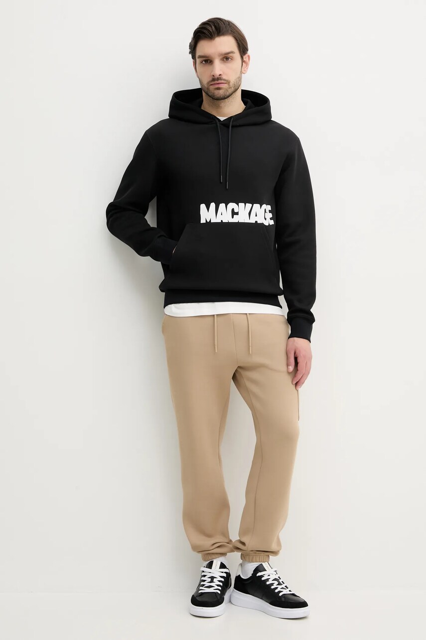 Спортивні штани MACKAGE чоловічі колір зелений однотонні MARVIN.R