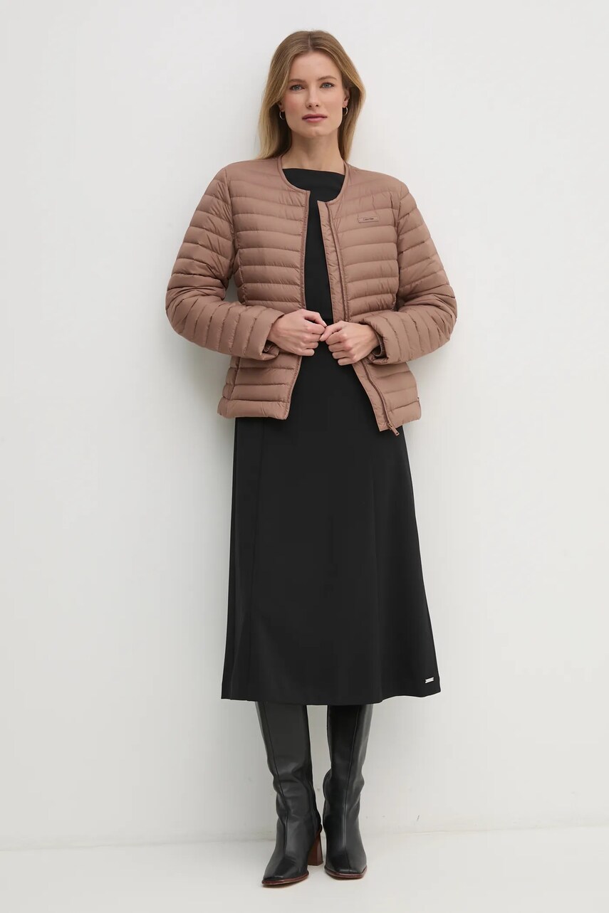 Сукня Calvin Klein колір чорний midi розкльошена K20K207893
