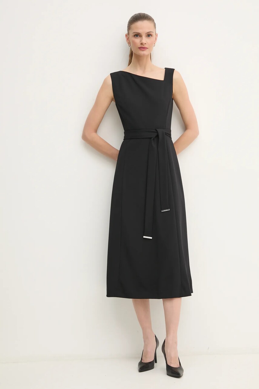 Сукня Calvin Klein колір чорний mini розкльошена K20K207895