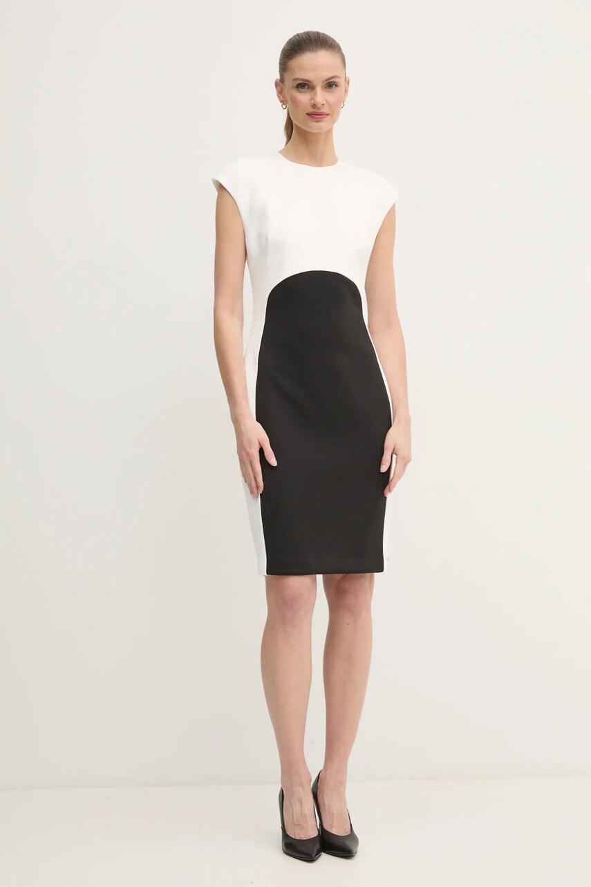 Купити Сукня Calvin Klein колір білий mini облягаюча K20K207899 – головне зображення