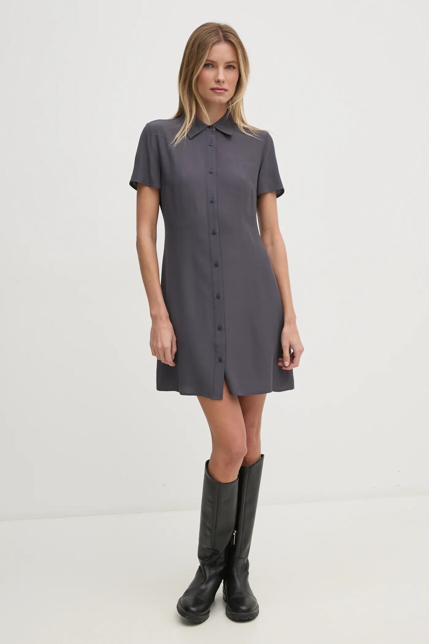 Сукня Calvin Klein Jeans колір сірий mini облягаюча J20J224820