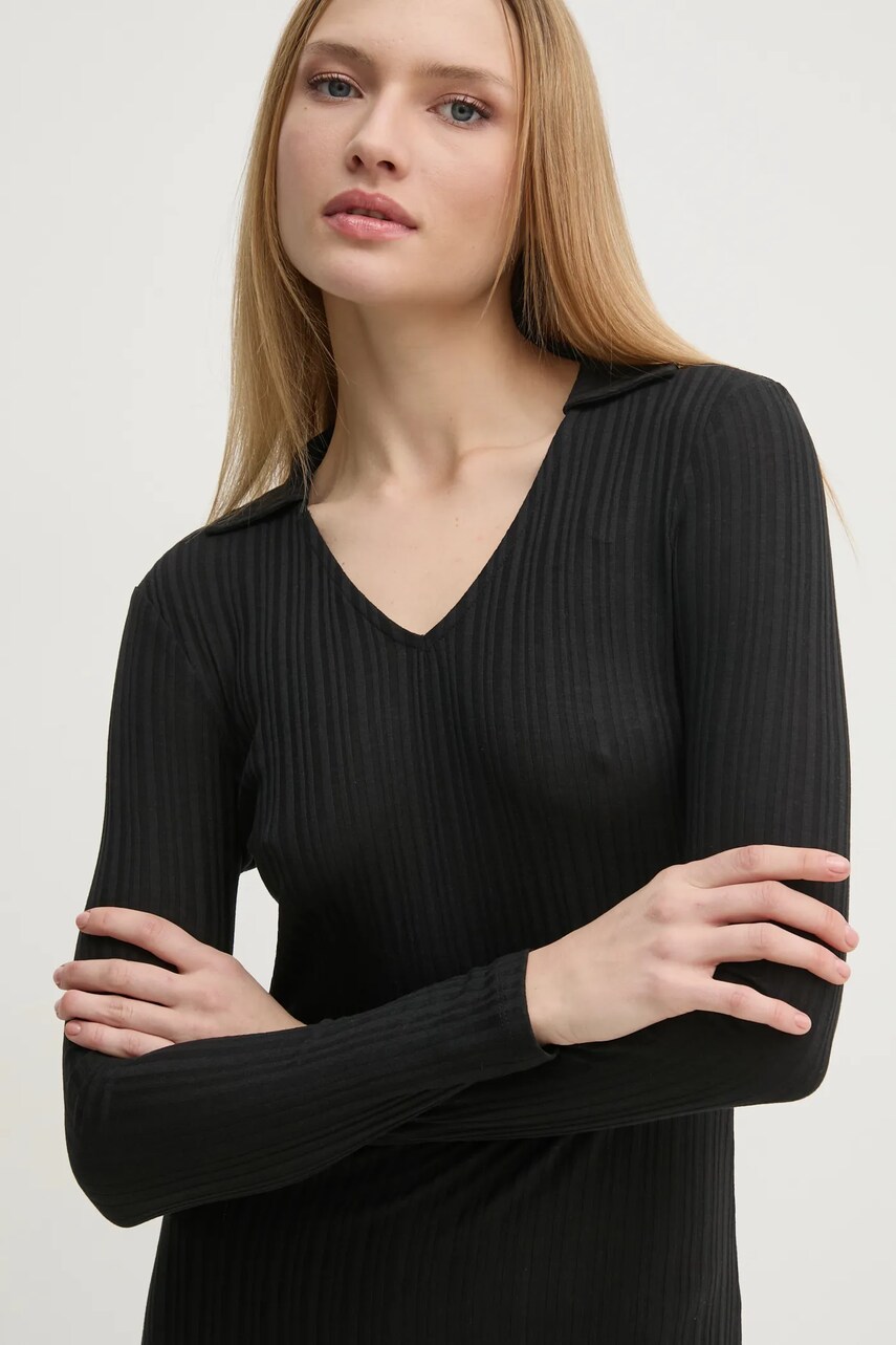 Сукня Calvin Klein Jeans колір чорний maxi облягаюча J20J224837