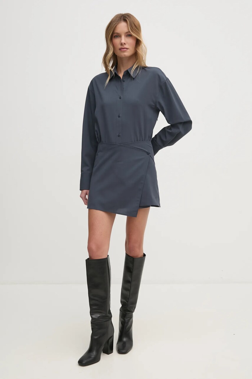 Сукня Calvin Klein Jeans колір сірий mini oversize J20J225086