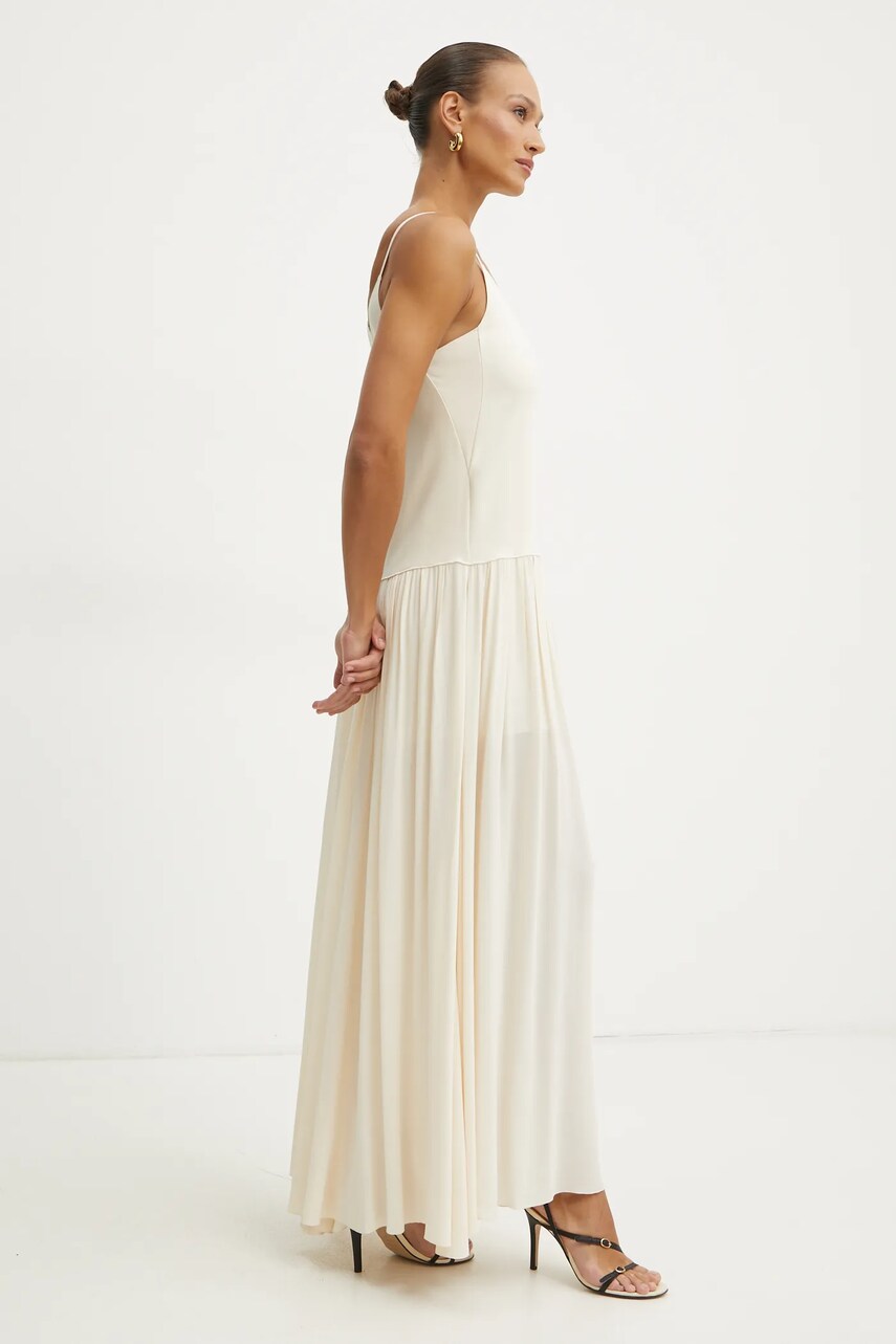 Сукня Forte Forte колір бежевий maxi розкльошена 13560.my dress