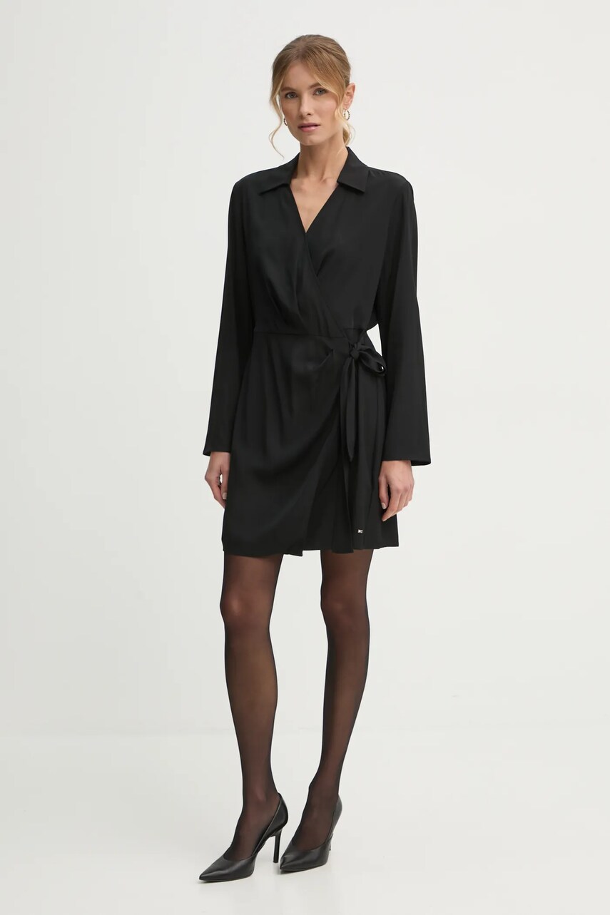 Сукня Tommy Hilfiger колір чорний mini пряма WW0WW45006