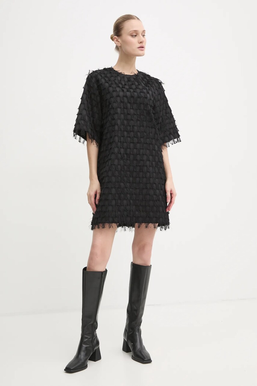 Сукня Day Birger et Mikkelsen Nori колір чорний mini пряма DAY65243513