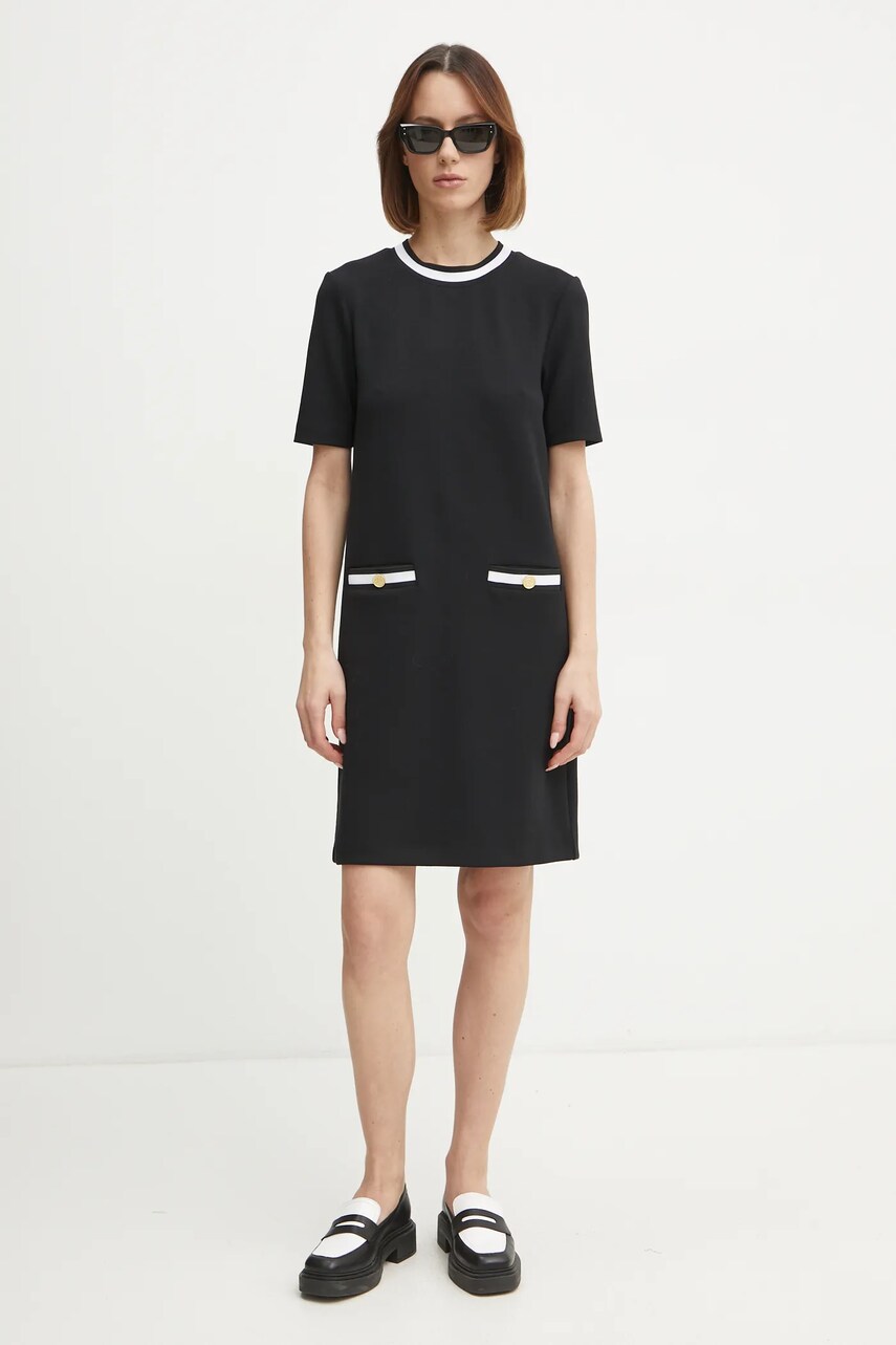 Сукня Karl Lagerfeld колір чорний mini пряма A1W13041