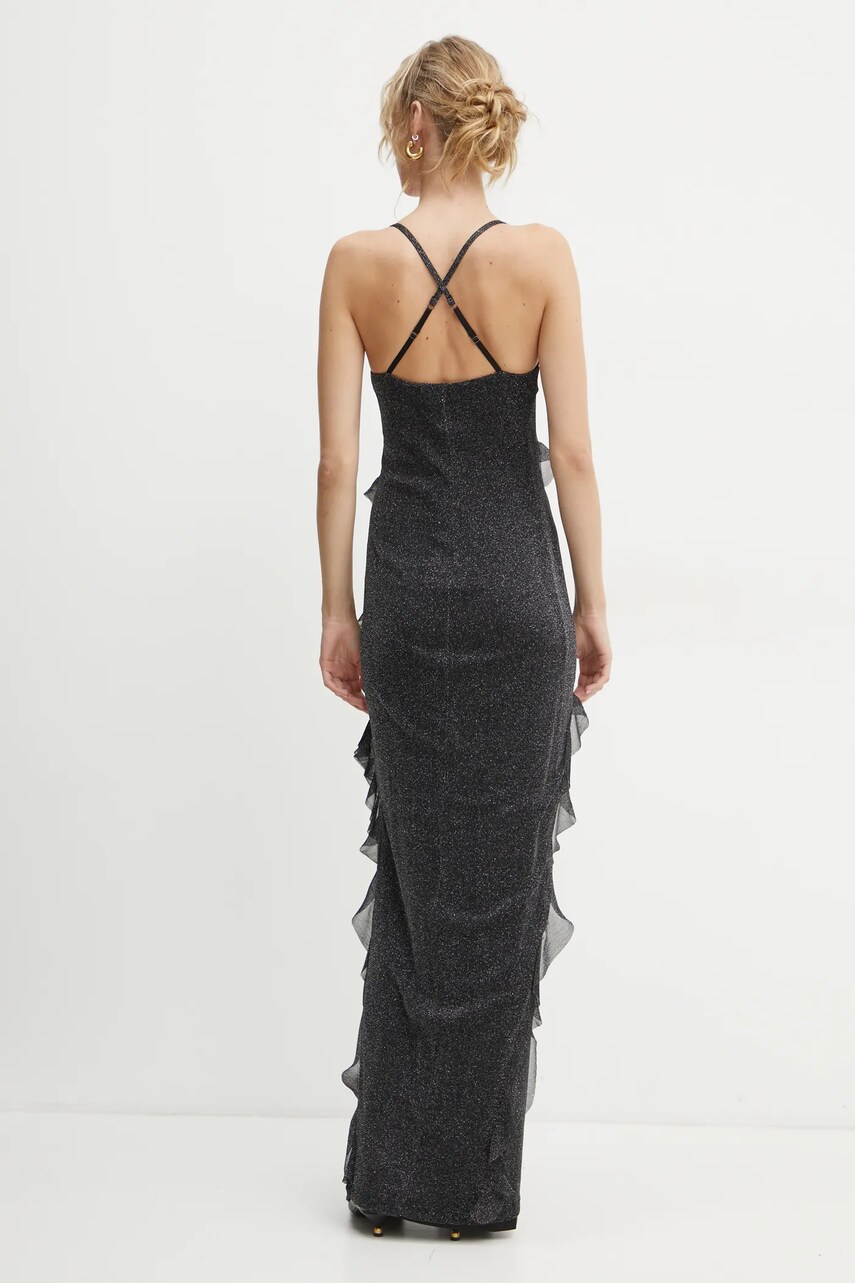 Сукня Karl Lagerfeld колір чорний maxi облягаюча A1W13043