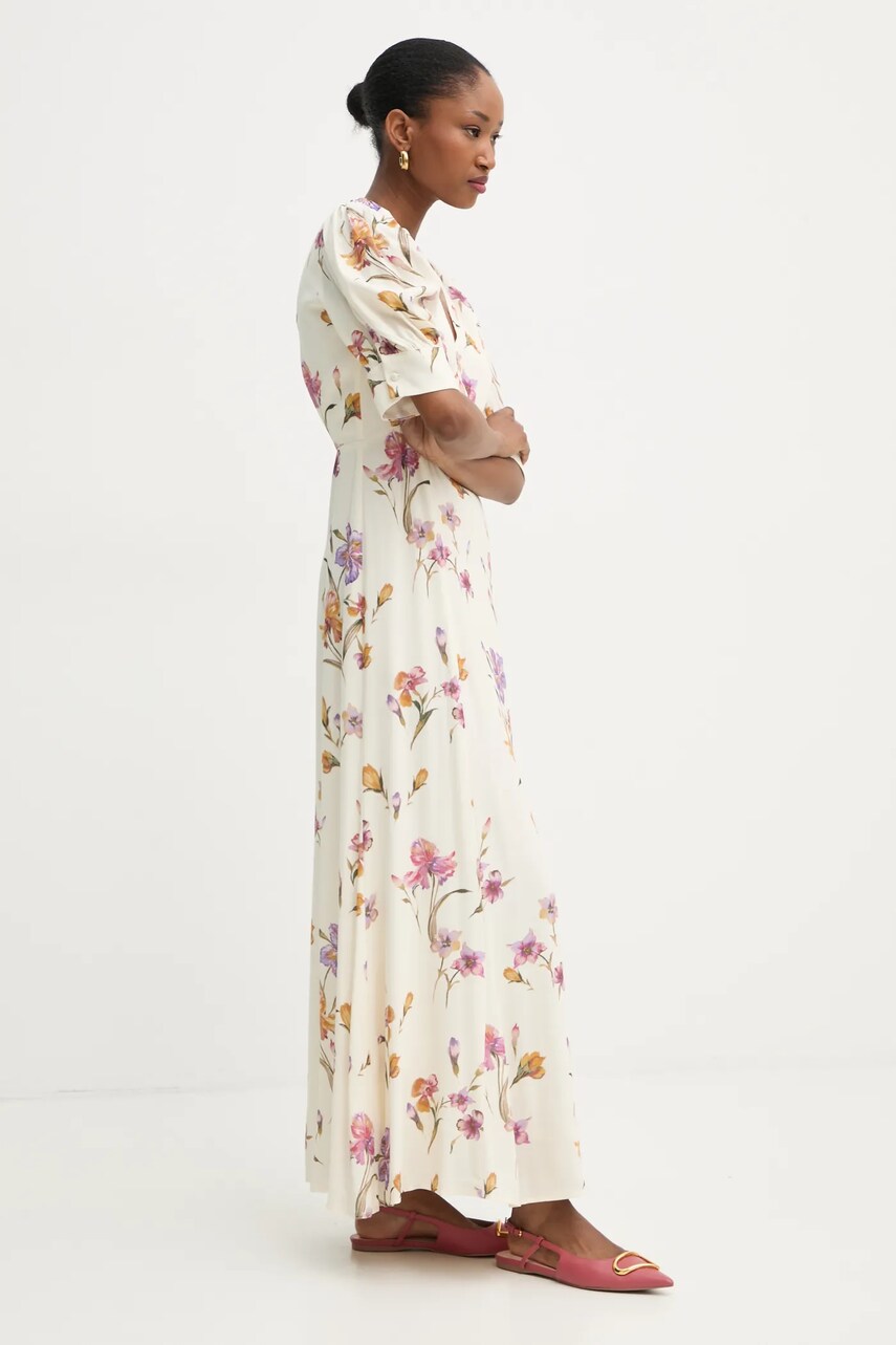 Сукня Twinset колір чорний maxi розкльошена 251TP2770