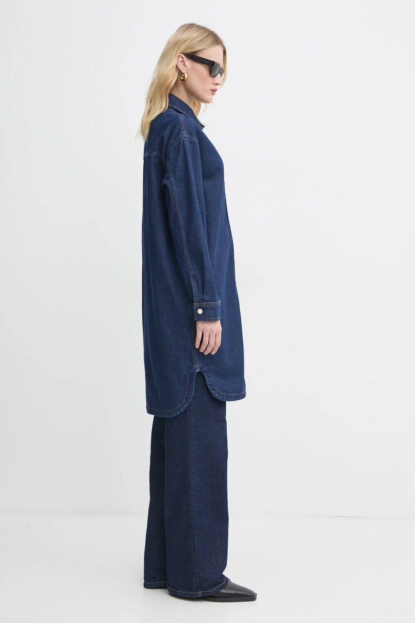 Джинсова сукня Marc O'Polo колір синій mini oversize 5000006121