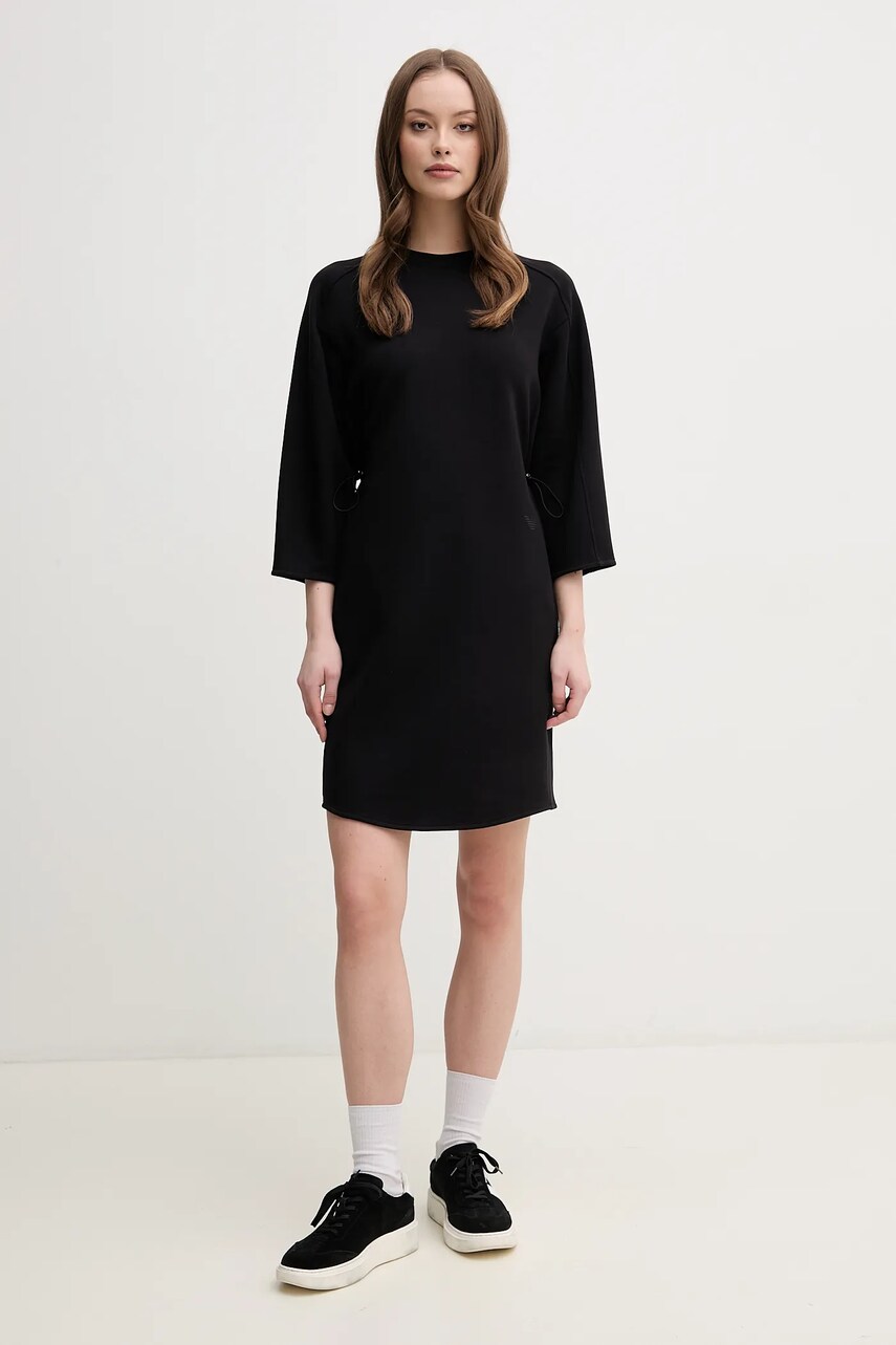Сукня Emporio Armani колір чорний mini oversize EW000481 AF10002