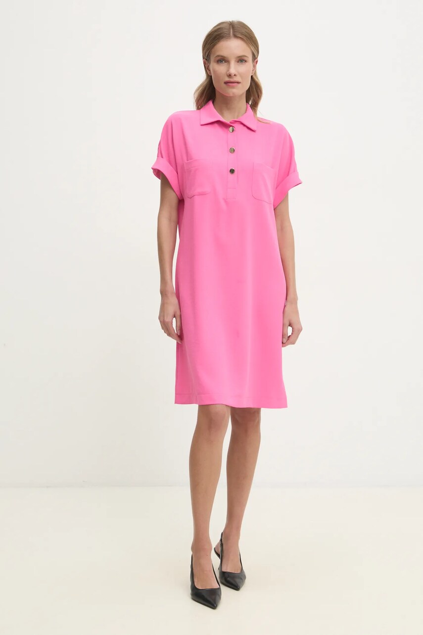 Сукня Joseph Ribkoff колір рожевий mini oversize 251272