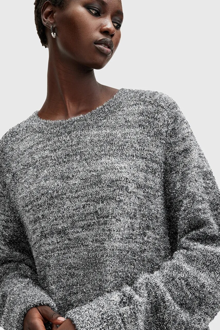 Сукня AllSaints DAZZLE колір сірий mini пряма W274DB