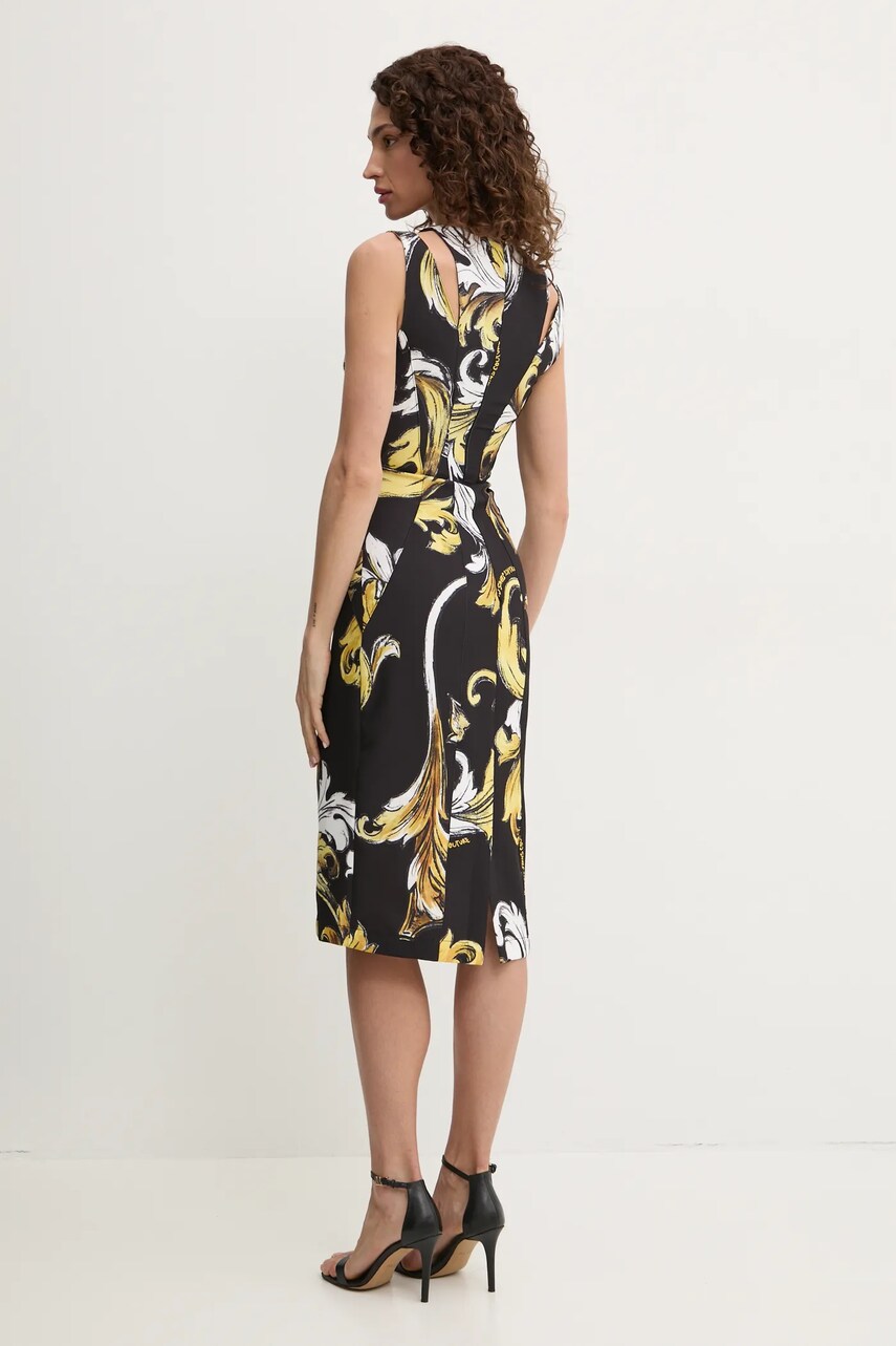 Сукня Versace Jeans Couture колір чорний mini облягаюча 78HAO9B3 NS636
