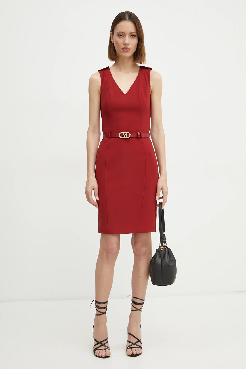 Сукня Marciano Guess MASHA колір червоний midi пряма 5RGK10 6302A