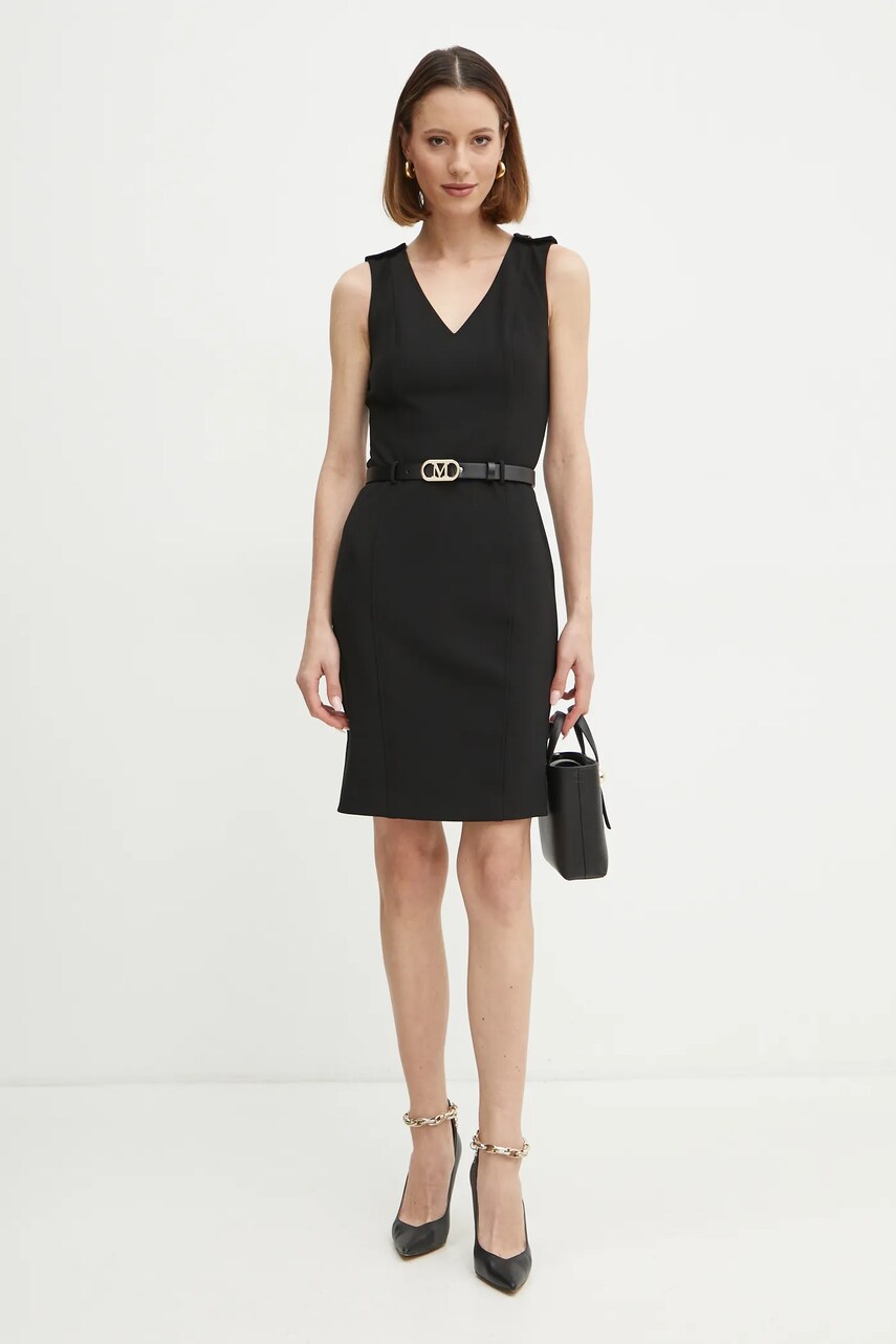 Сукня Marciano Guess MASHA колір чорний midi пряма 5RGK10 6302A