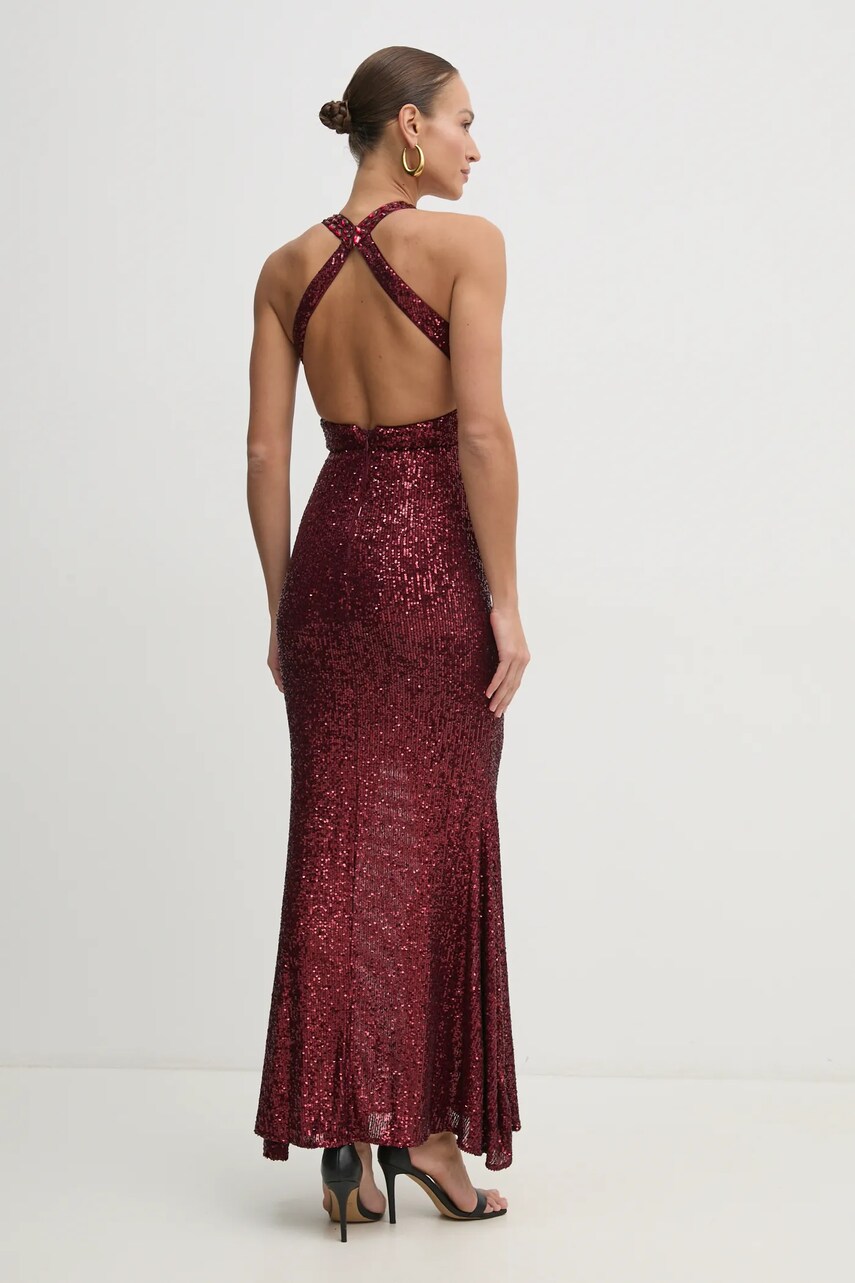 Сукня Marciano Guess MILANA колір бордовий maxi облягаюча 5RGK44 6111A