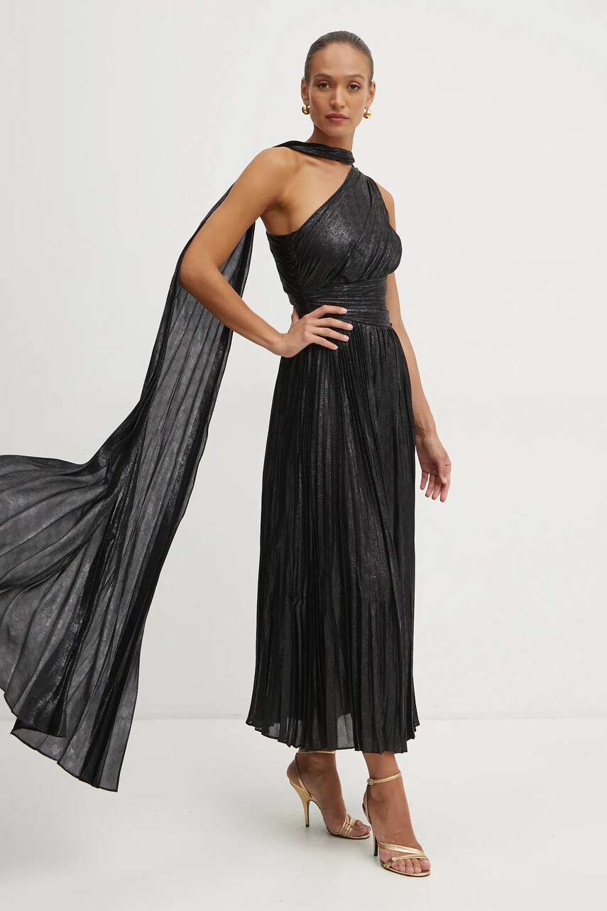 Сукня Marciano Guess STEPHANY колір чорний maxi розкльошена 5RGK80 7277A