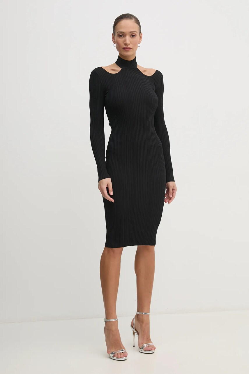 Сукня Marciano Guess NARA колір чорний mini облягаюча 5RGK82 5681Z