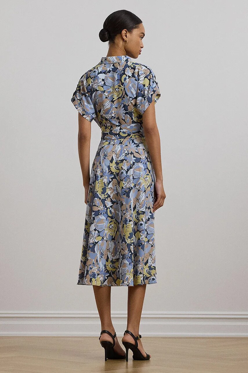 Сукня Lauren Ralph Lauren midi розкльошена 250963461