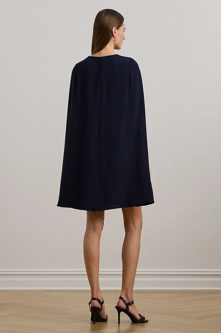 Сукня Lauren Ralph Lauren колір синій mini облягаюча 253963624
