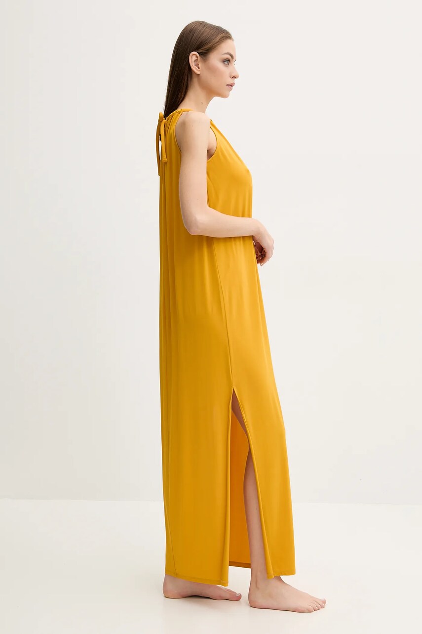 Пляжна сукня Max Mara Beachwear колір жовтий 2516621029600