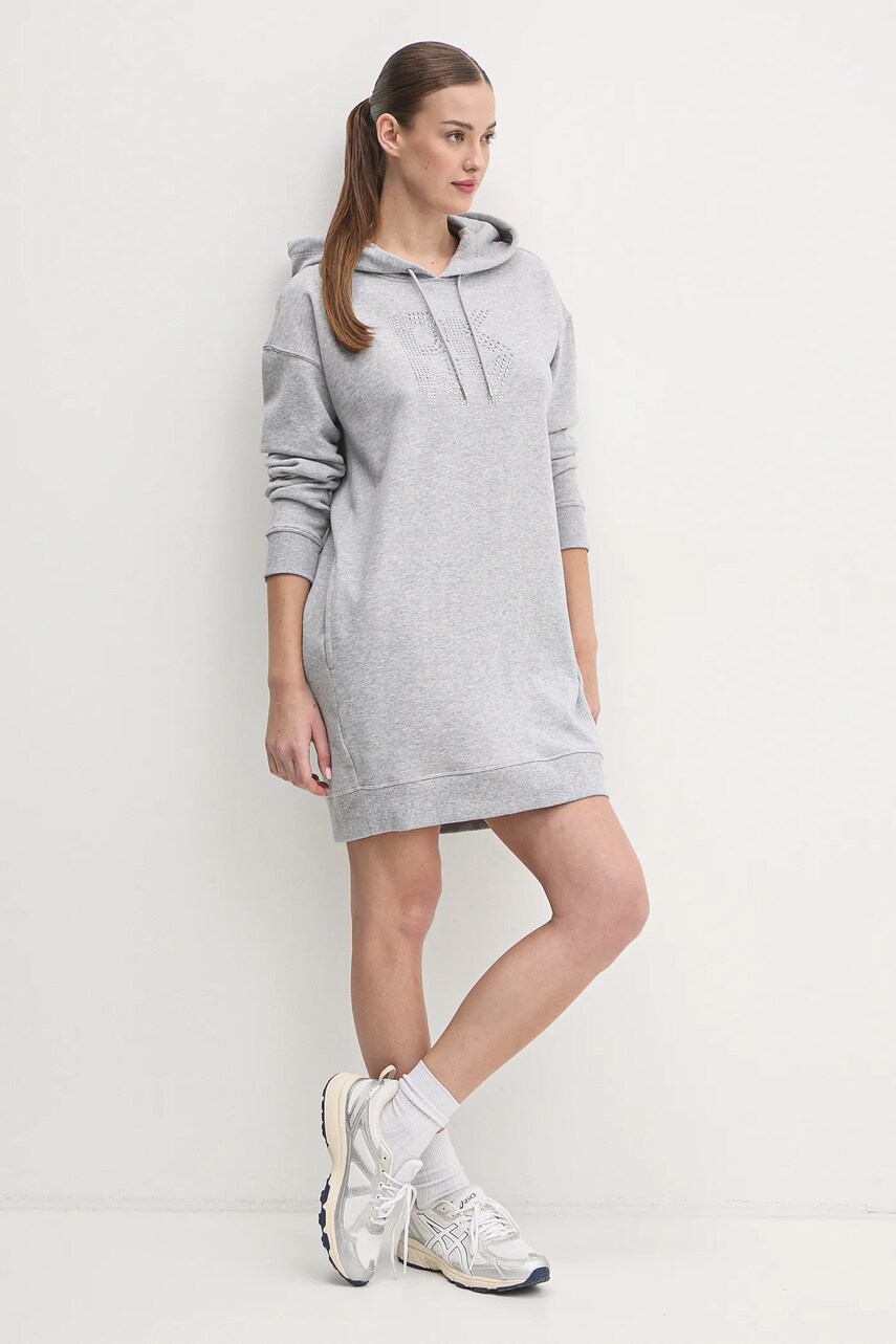 Сукня Dkny колір сірий mini пряма DP5D4884