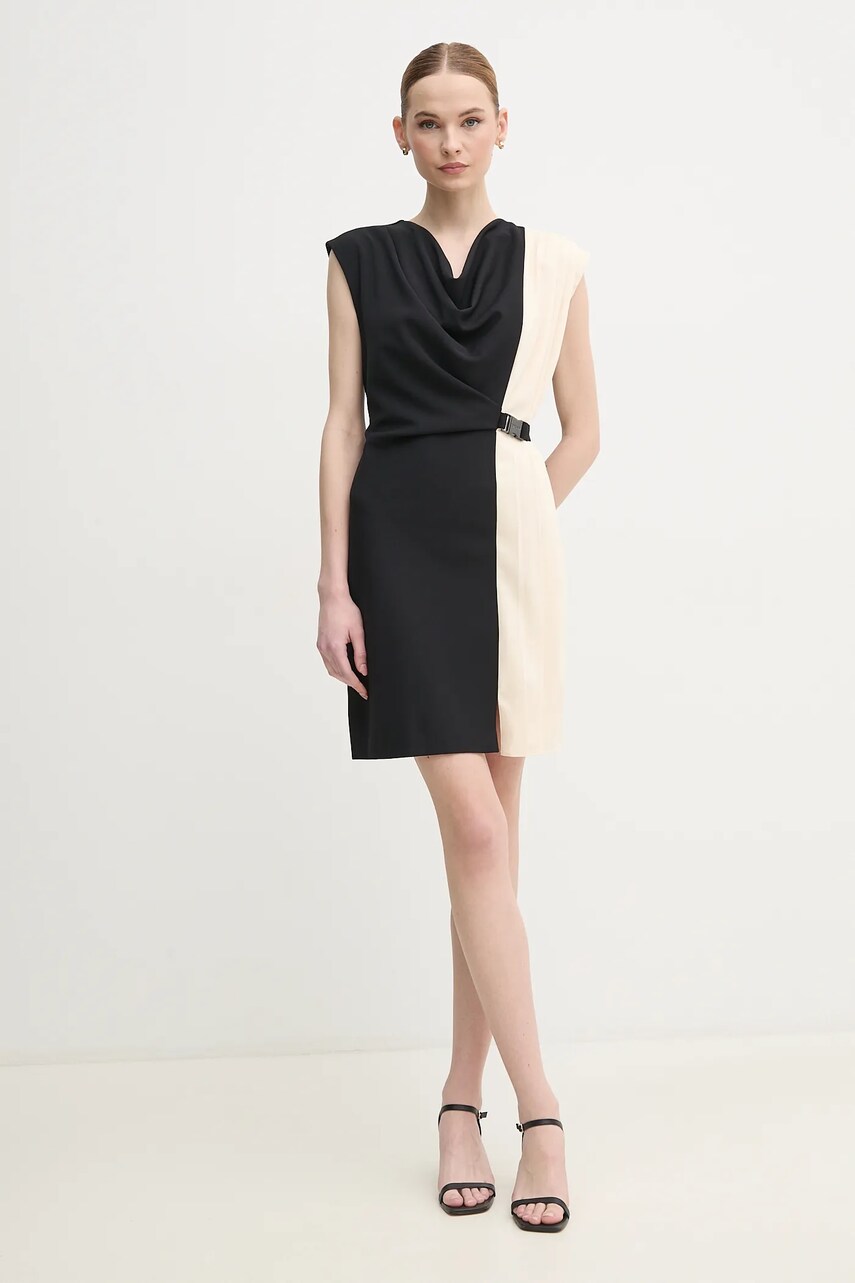 Сукня Dkny колір чорний mini пряма DD4K1D66